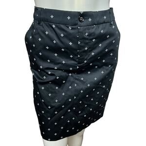 Intro Love the Fit Black Skort, Stretch, Size 8, Built-in Shorts, Chic Style